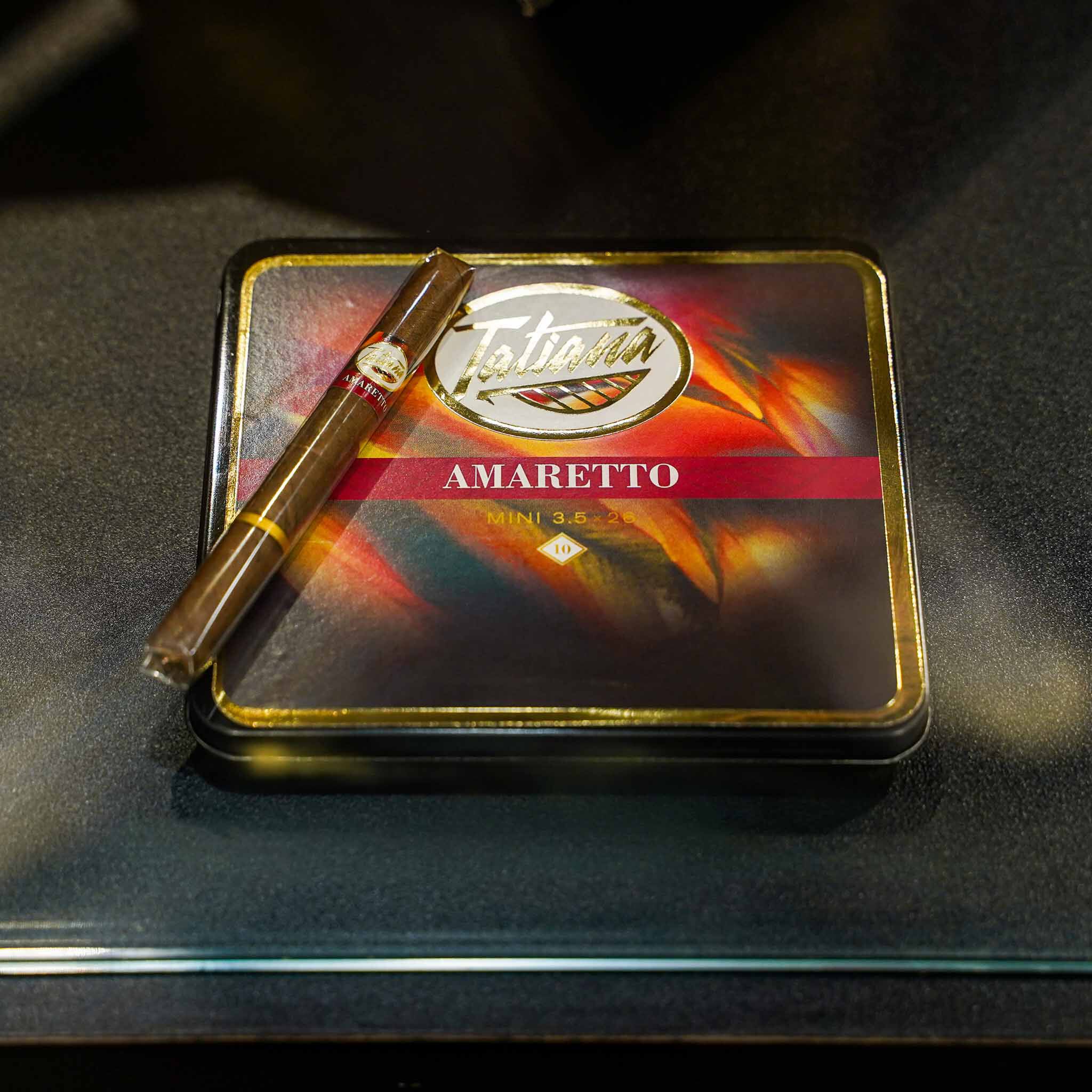 Miniature Amaretto 5/10 Tin, , cigars